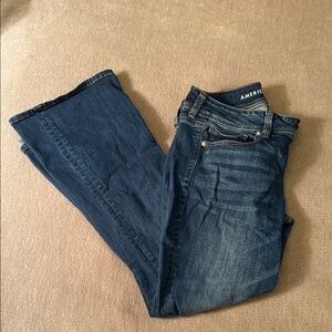 American Eagle Outfitters Dark Blue Flare Jeans